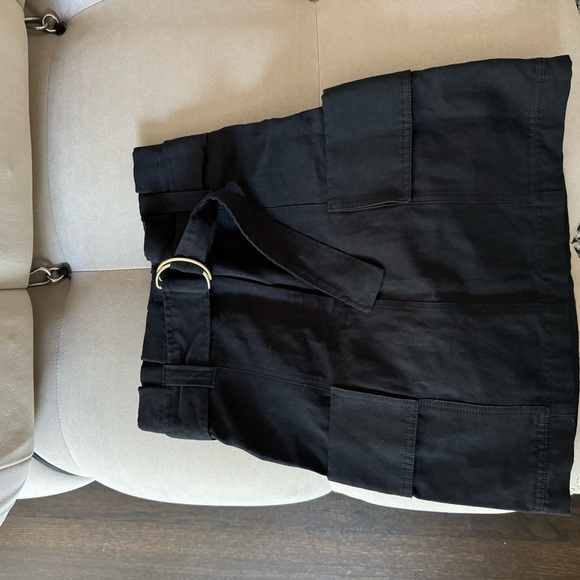 🖤A.L.C black skirt with buckle belt and pockets🖤 - Picture 3 of 5